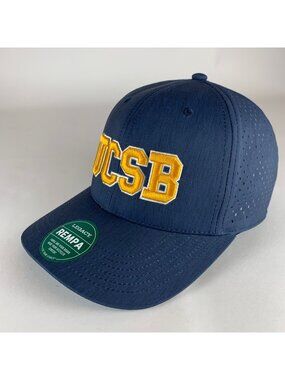 UC Santa Barbara UCSB Gauchos NCAA Navy Blue Legacy Rempa Strapback Hat New